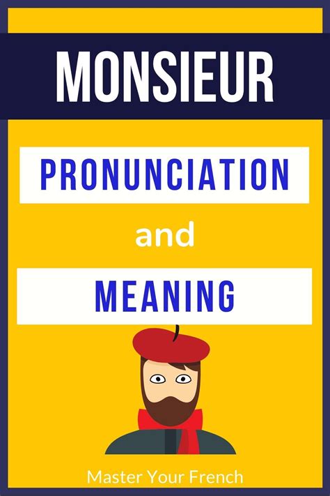 monsieur french meaning.